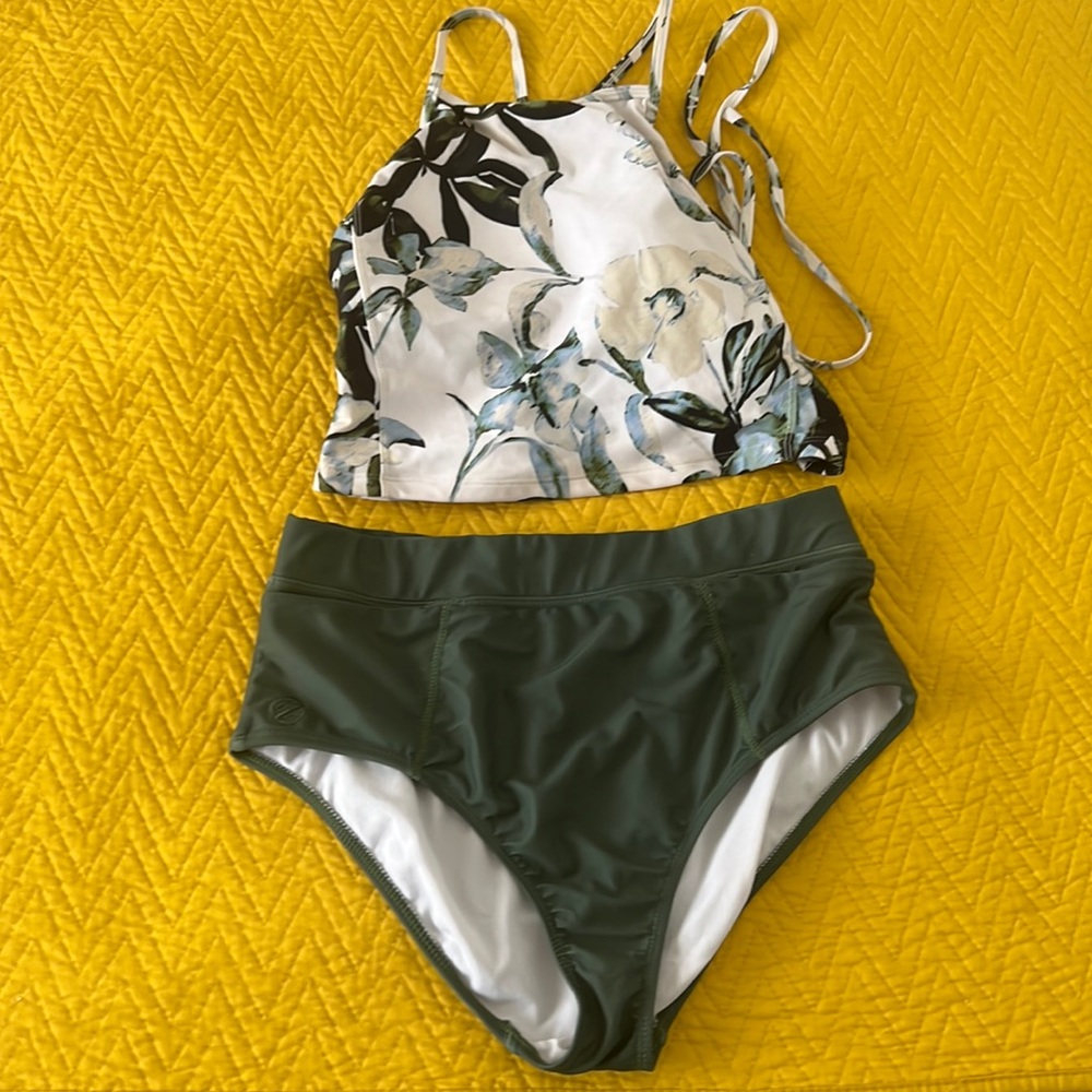 Nani Swimwear Set Olive Size M top and bottom